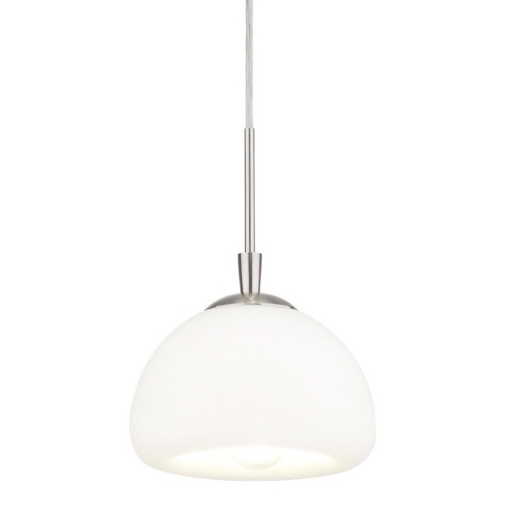 Modern Chrome Frosted Pendant Hanging Light